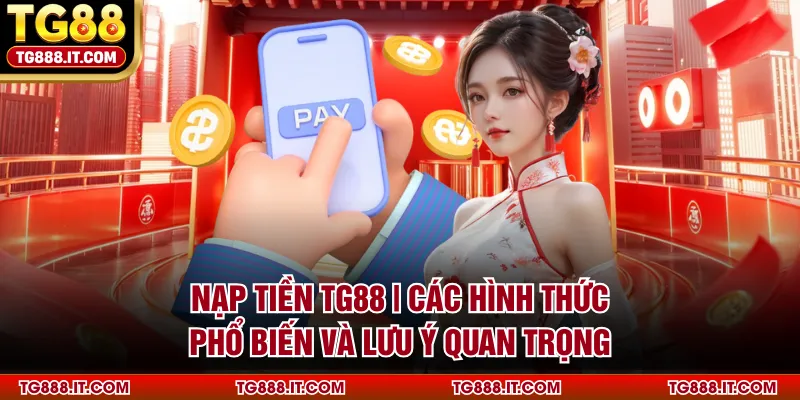 Nạp Tiền TG88 | Các Hình Thức Phổ Biến Và Lưu Ý Quan Trọng
